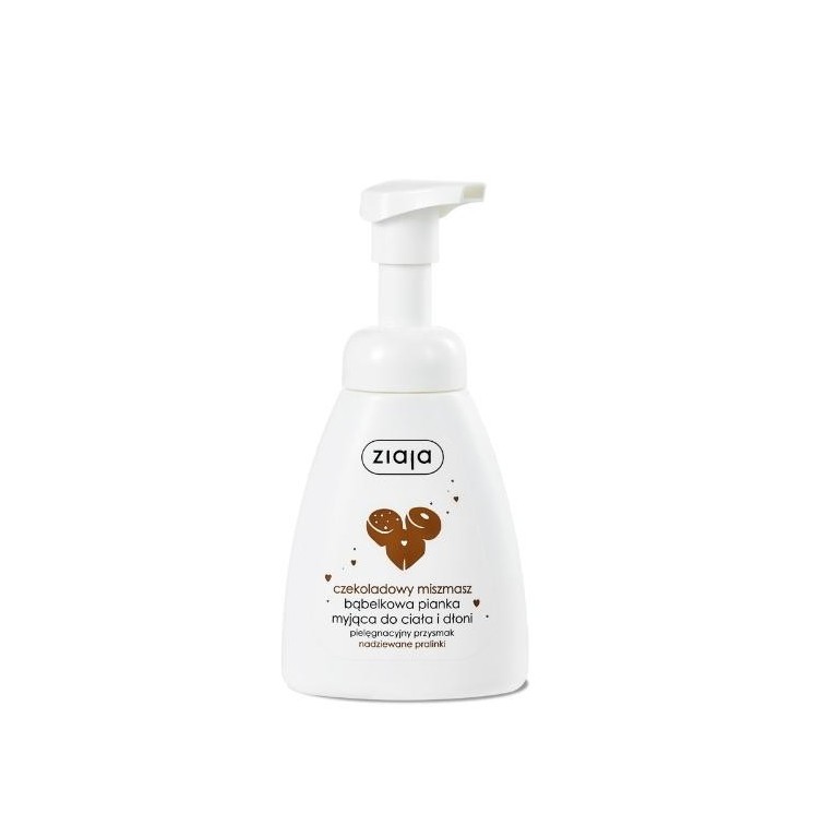 Ziaja Chocolate Miszmasz Reinigingsschuim voor Lichaam en Handen 250 ml
