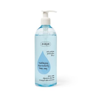 Ziaja Fluide Micellaire Démaquillant Hydratant Visage, Yeux 390 ml