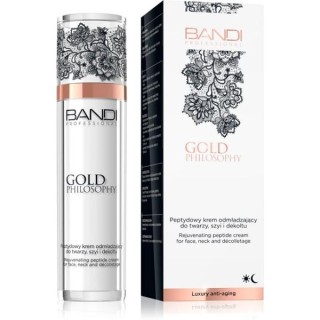 Bandi Gold Philosophy Peptid-Verjüngungscreme für Gesicht, Hals und Dekolleté, 50 ml