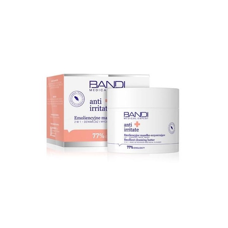 Beurre nettoyant émollient anti-irritant 2 en 1 Bandi Medical Expert pour le démaquillage et le nettoyage du visage 90 ml