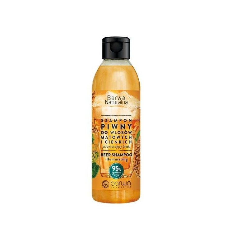 Barwa Naturalna , herstellende glans, Biershampoo 300 ml