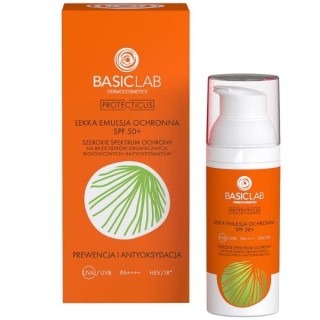 BasicLab Protecticus Lichte Beschermende Emulsie SPF50 + Preventie en Antioxidatie 50 ml