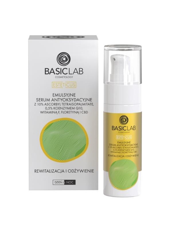 BasicLab Esteticus Emulsion Antioxidant Serum with 10% Ascorbyl