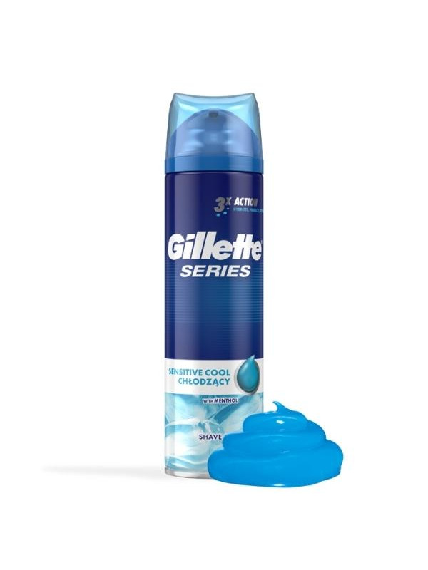 Гель для гоління Gillette Series Sensitive Cool 200 мл