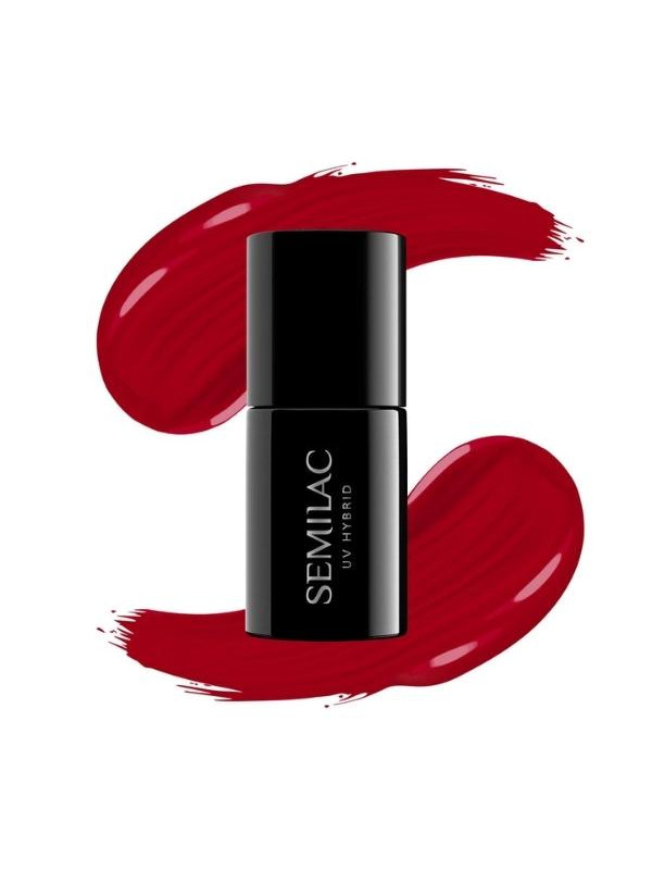 Semilac Hybrid varnish /027/ Intense Red 7 ml