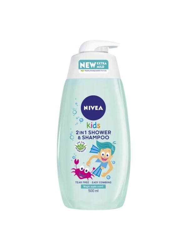 Шампунь і гель для душу Nivea Kids 2в1 500 мл