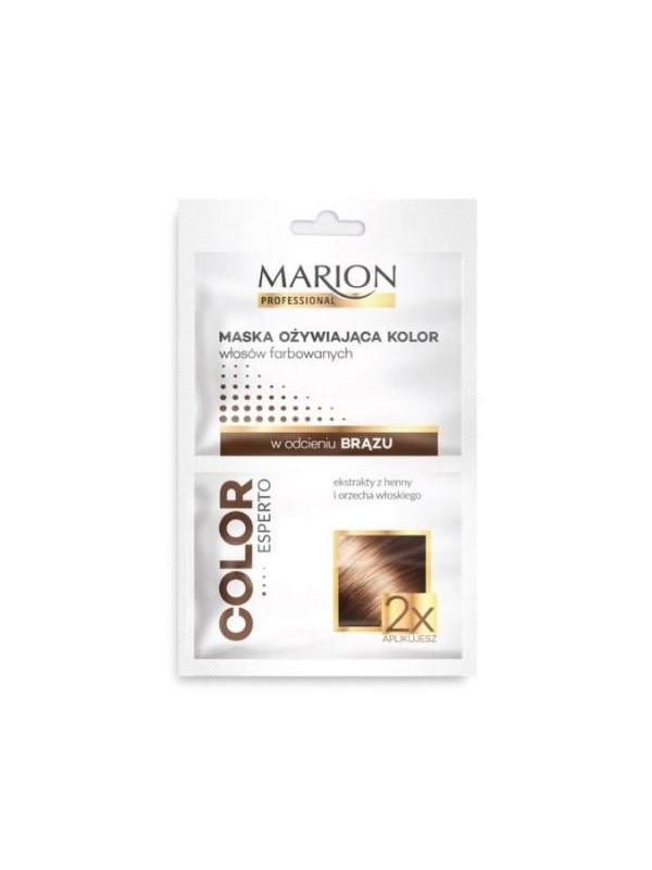 Marion Color Esperto Mask for colored hair in a shade of brown 2x20 ml