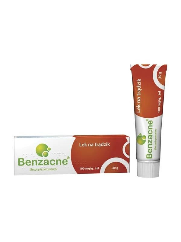 Benzacne Żel na trądzik 100mg/g żel 30 g