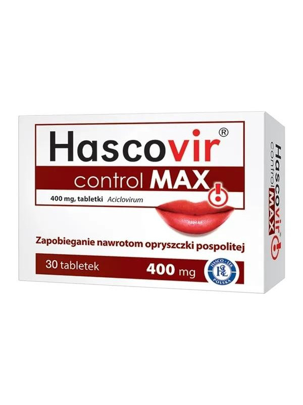 Hascovir control MAX 400 mg tabletten 30 stuks