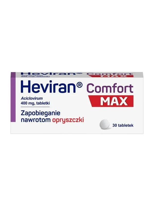 Heviran Comfort MAX 400 мг таблетки 30 шт