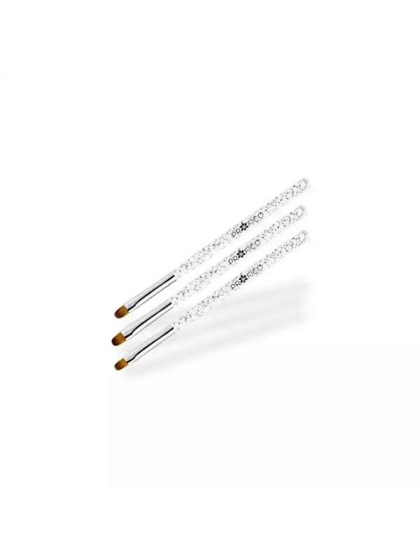 Vanity White Marble Gel Brush Set