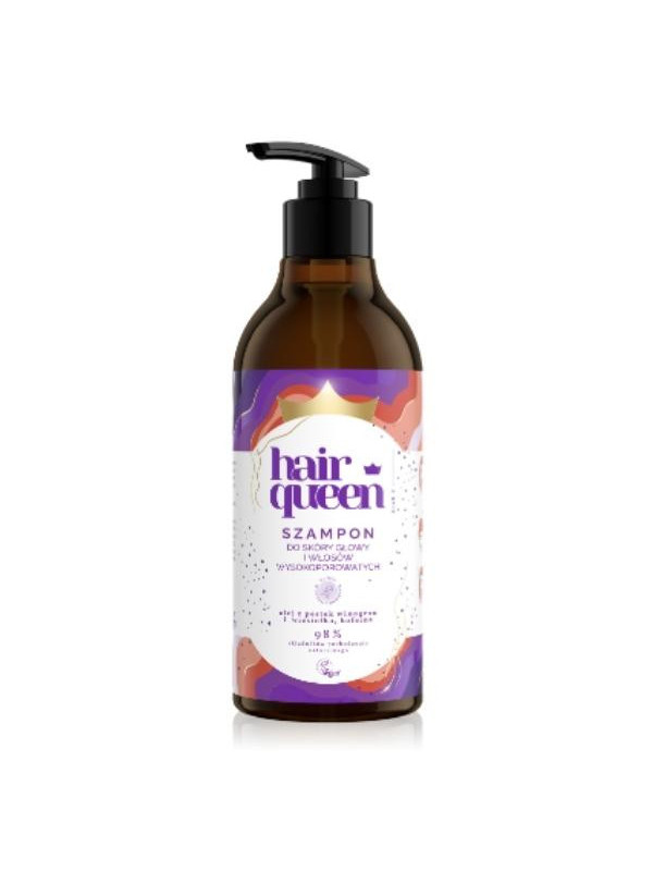 Hair Queen Shampoo voor hoofdhuid en hoog poreus haar