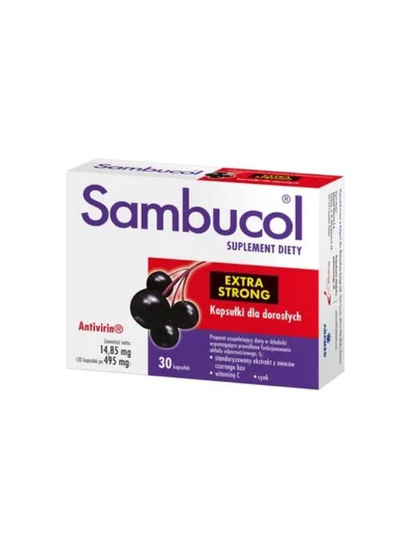 Sambucol Extra Strong Capsules for adults 30 pieces