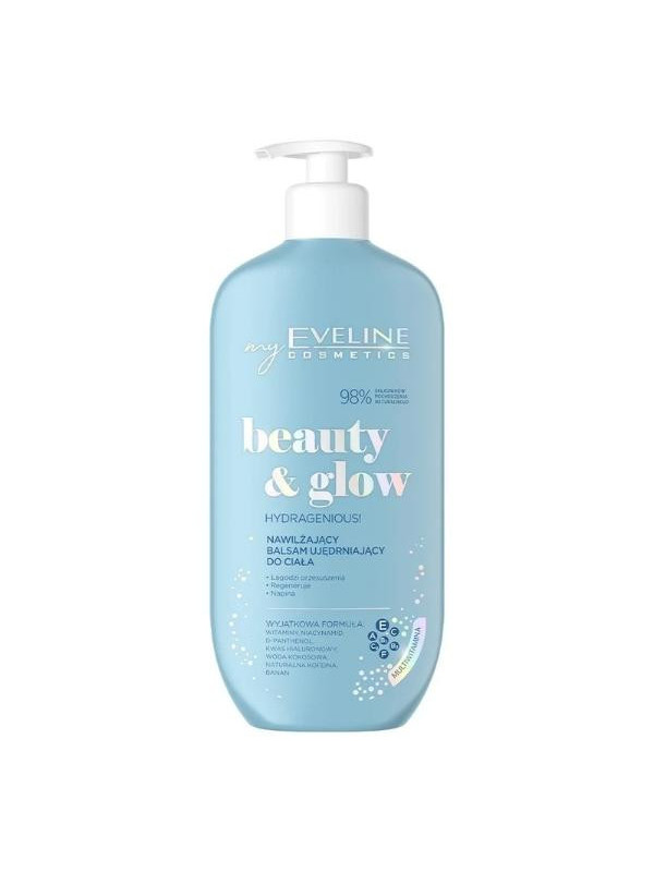 Eveline Beauty & Glow зволожуючий зміцнюючий бальзам для тіла 350 мл