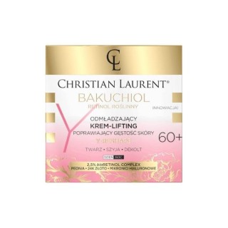 Eveline Christian Laurent Bakuchiol 60+ Verjüngende Liftingcreme für eine verdichtete Haut, 50 ml