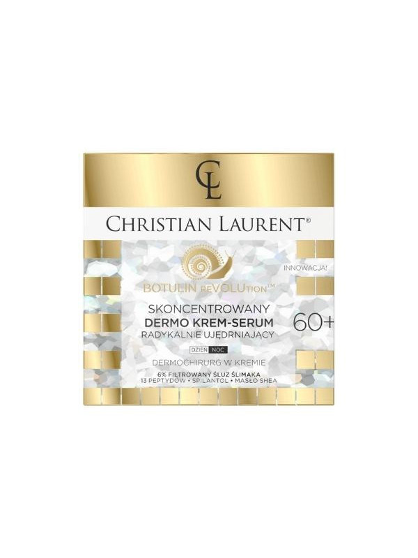 Eveline Christian Laurent 60+ geconcentreerd dermo Cream- serum radicaal verstevigend 50 ml