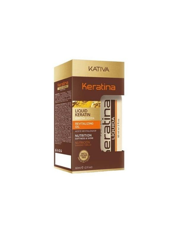 Kativa Liquid Keratin Захисна олія для волосся з кератином 60 мл