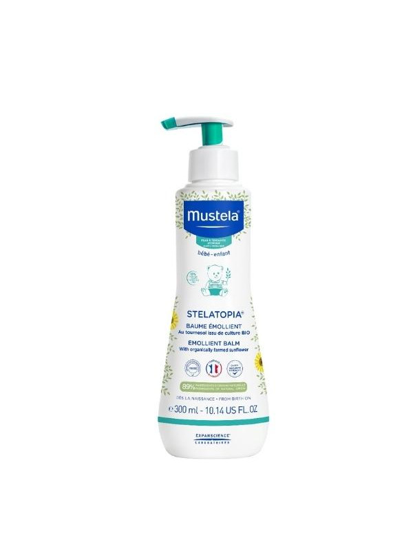 Mustela Bebe Enfant Stelatopia Бальзам для дітей з першого дня життя для атопічної шкіри 300 мл