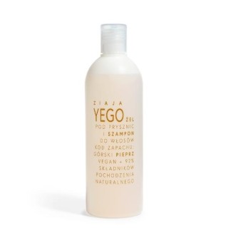 Gel douche et shampoing Ziaja Yego Poivre de montagne 400 ml Gel douche et shampoing Ziaja Yego Poivre de montagne 400 ml