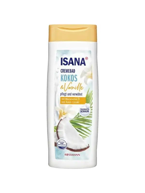 Кремовий гель для душу Isana Coconut & Vanille 750 мл