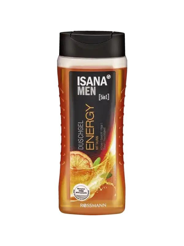 Гель для душу Isana Men 5in1 Energy для чоловіків 300 мл