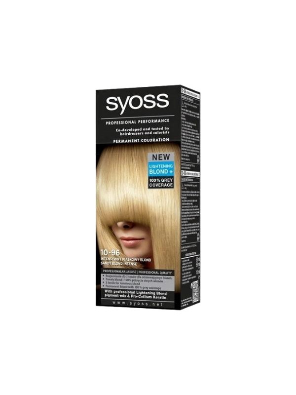 Фарба для волосся Syoss /10-96/ Інтенсивний пісочний Blond