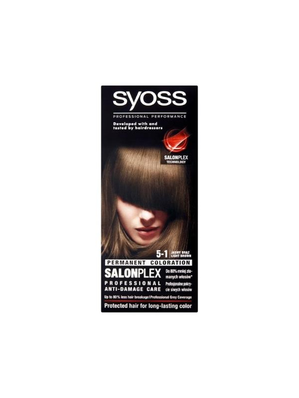 Syoss Hair dye / 5 -1/ Light Brown