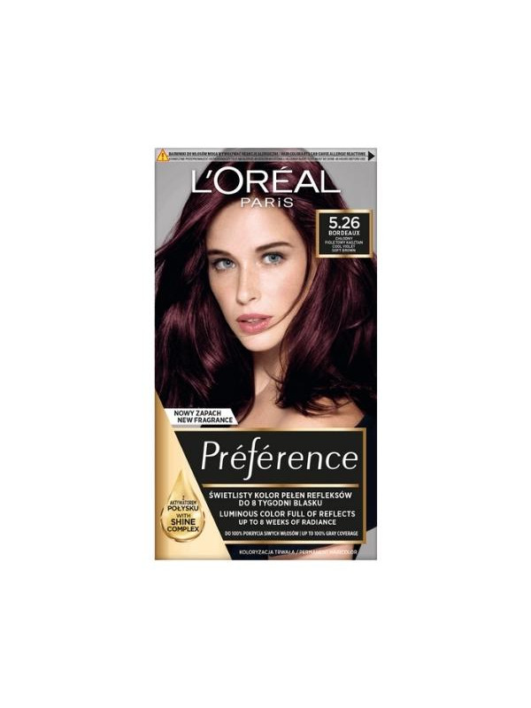 Фарба для волосся L'oreal Preference / 5 / Cool Purple Chestnut