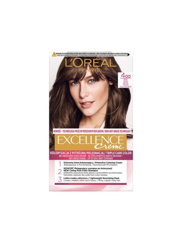 Фарба для волосся L'oreal Excellence Creme /4оо/ Коричнева