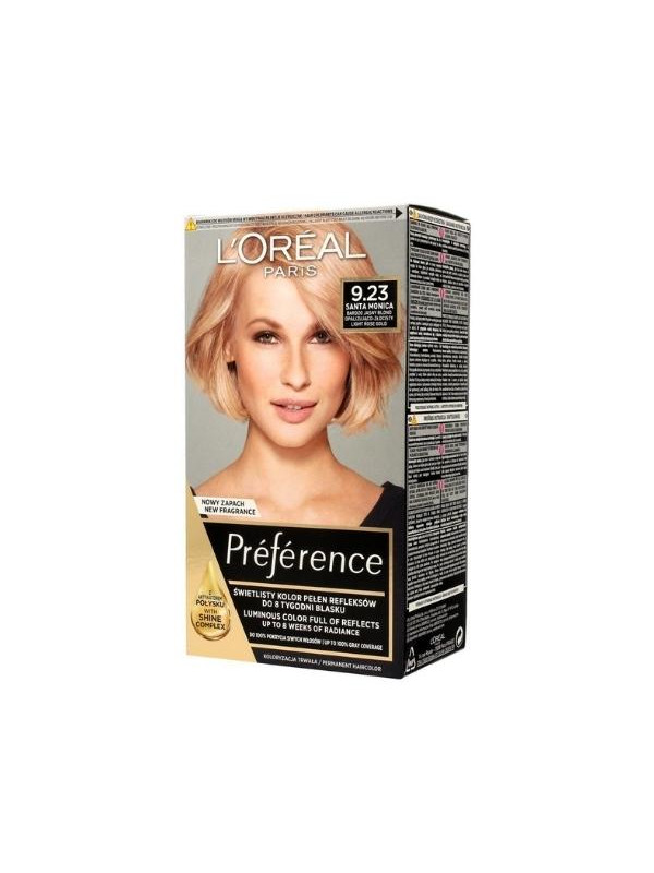 Фарба для волосся L'oreal Preference /9.23/ Дуже світлий Blond