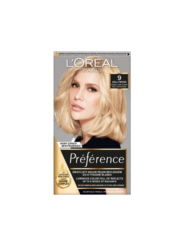 Фарба для волосся L'oreal Preference /9/ Дуже світлий Blond