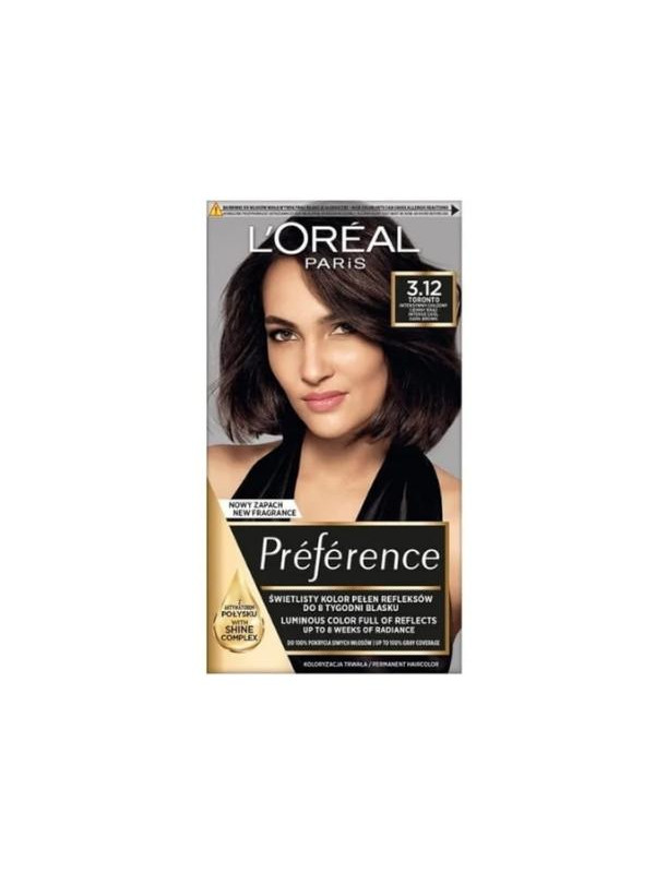 Фарба для волосся L'oreal Preference /3.12/ Intense Cool Dark Brown