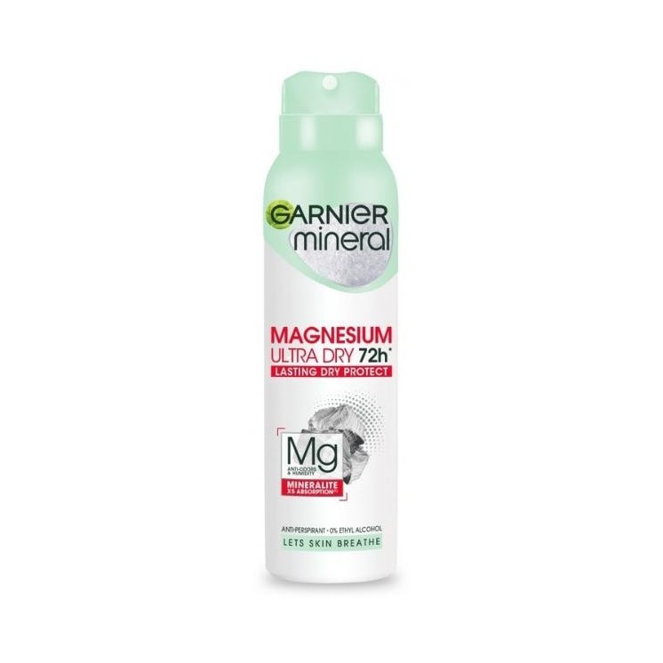 Garnier Mineral Deodorant spray Magnesium Ultra Dry 72h 150 ml