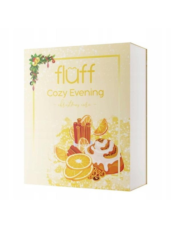 Подарунковий набір Fluff Лосьйон для тіла Cozy Evening + Mist для постільної білизни