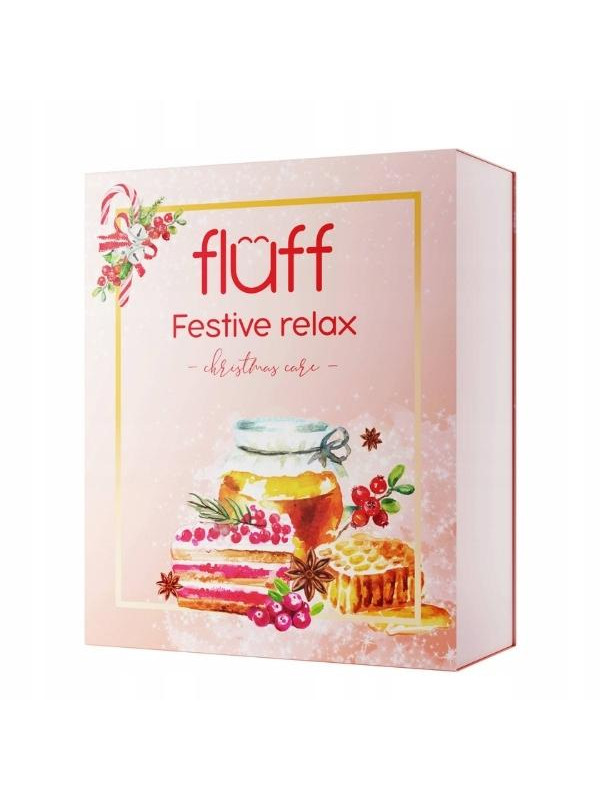 Подарунковий набір Fluff Festive Relax Лосьйон для тіла + гель для миття тіла