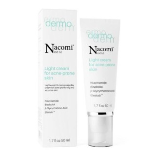 Nacomi Next Level Dermo Light Crème voor acne huid 50 ml