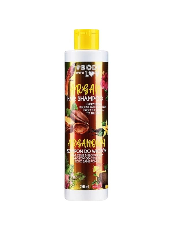 Body with Lov Argan Hair Shampoo Зволоження та регенерація 250 мл