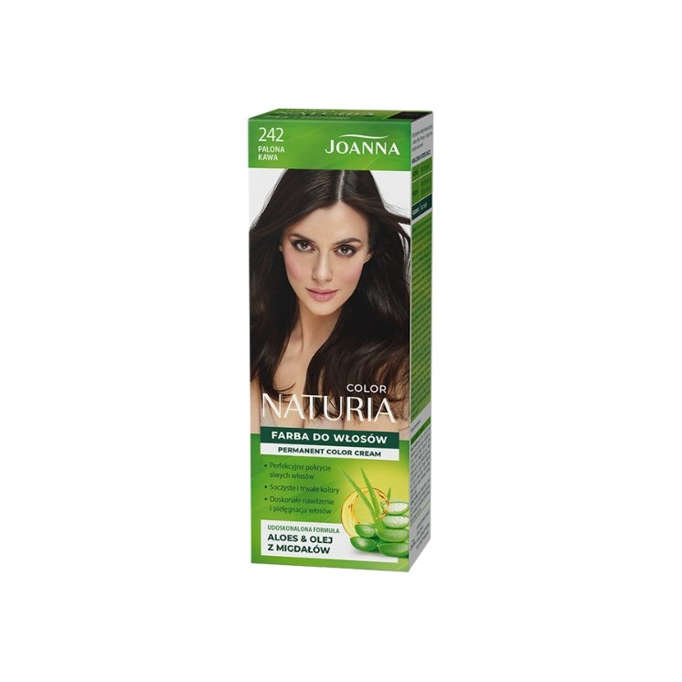 Joanna Naturia Color Haarverf /242/ Gebrande koffie