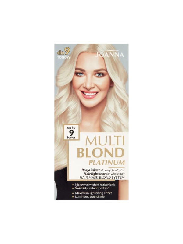 Joanna Multi Blond Platinum Brightener voor het hele haar tot 9 tinten