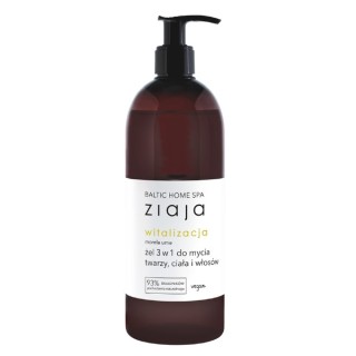 Gel nettoyant visage, corps et cheveux Ziaja Baltic Home Spa Vitality 3 en 1 500 ml
