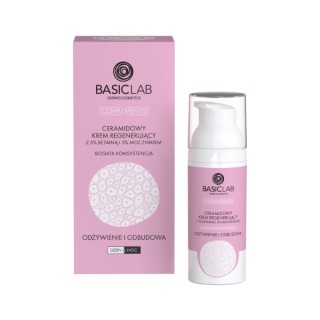 BasicLab Complementis Ceramide Regenerating Cream with 5 % Betaine and 3% Urea насиченої консистенції 50 мл