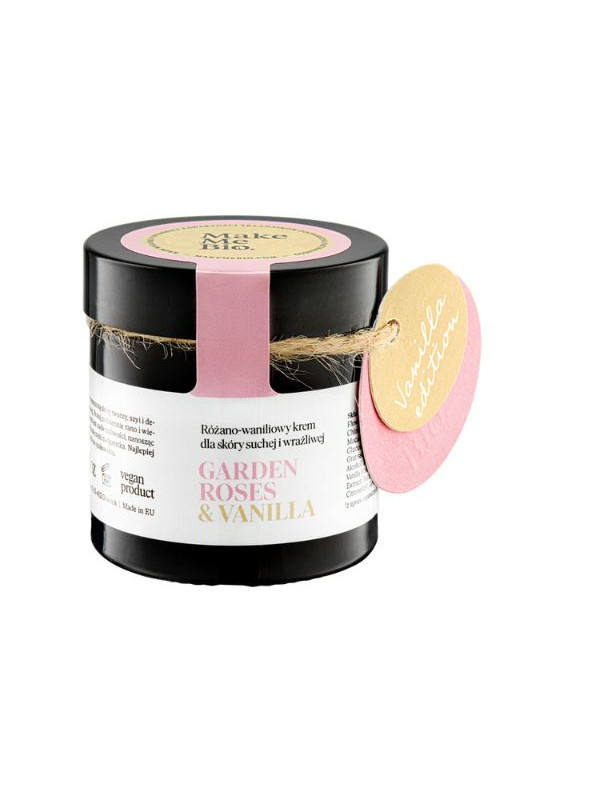 Make Me Bio Garden Roses & Vanilla Rose Vanilla Cream voor de droge en gevoelige huid 60 ml