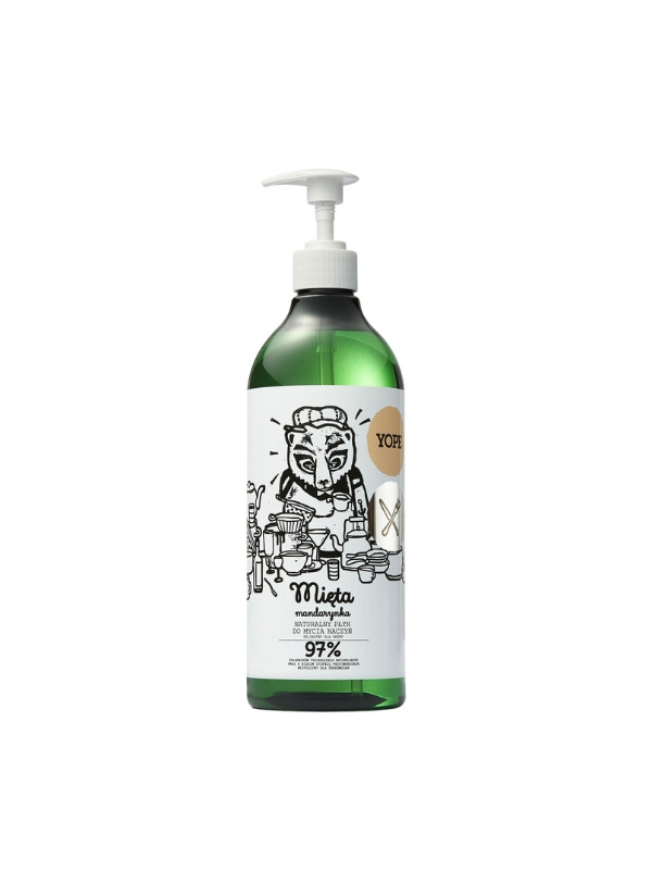 YOPE naturel afwasmiddel Munt en Mandarijn 750 ml