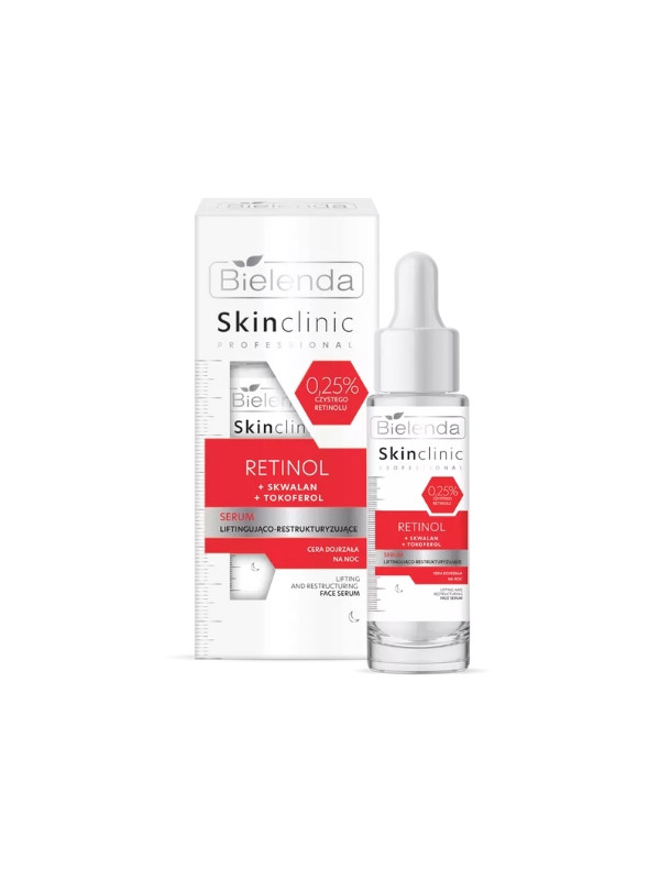 Bielenda Skin Clinic Professional Retinol Liggend en herstructurerend Serum 30 ml