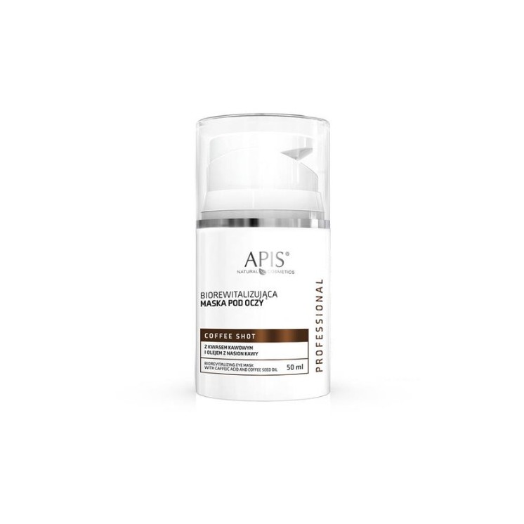 Apis Coffee Shot Biorewitalizująca Maska pod oczy 50 ml