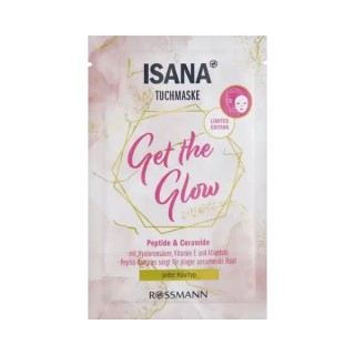 Isana Get the Glow face sheet mask 1 шт