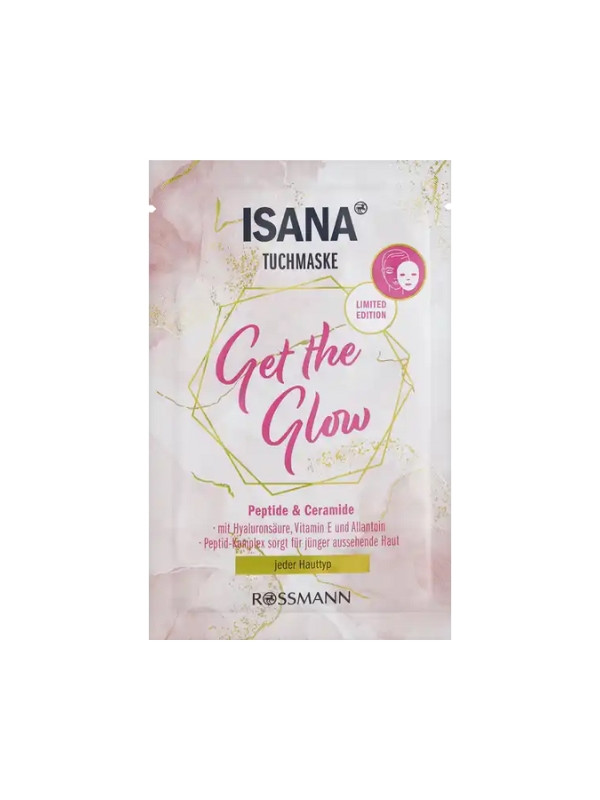 Isana Sheet gezichtsmasker Get the Glow 1 stuk