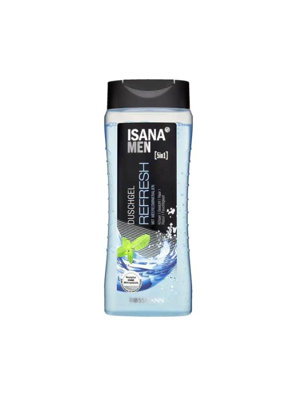 Гель для душу Isana Men 5in1 Refresh 300 мл