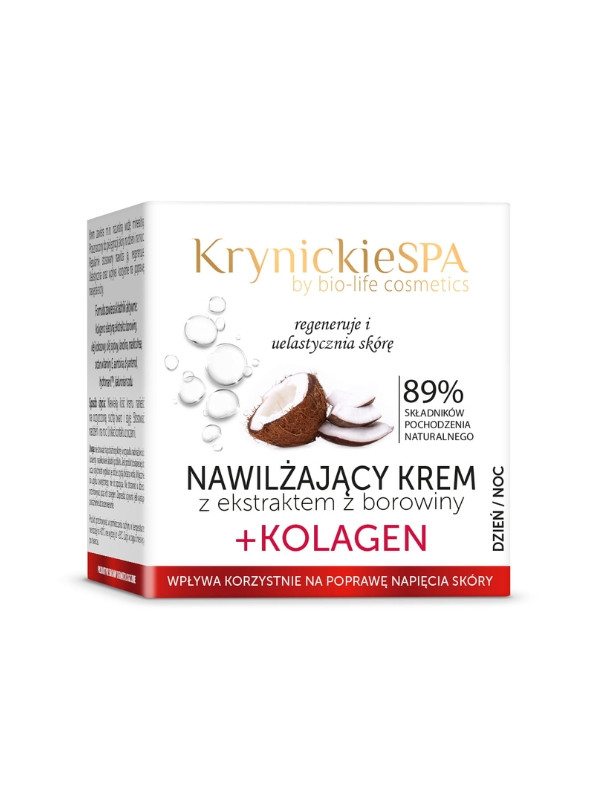 Krynickie Spa Vochtinbrengende gezichtscrème met modderextract 50 ml