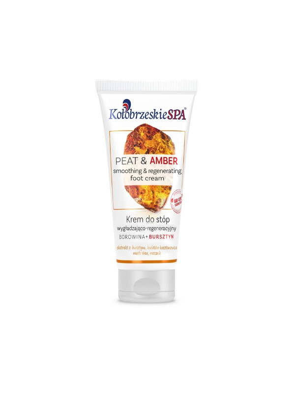 Kołobrzeskie Spa Smoothing and regenerating foot cream with mud and amber 100 ml